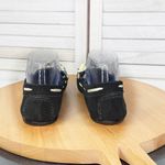 Banana Republic  Suede Moccasin Shoes Cream Bow Black 7 Flats Photo 6