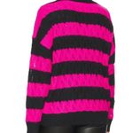 Steve Madden Karli Striped Sweater in Pink Glo Small REVOLVE $89 NWT BARBIECORE Photo 3
