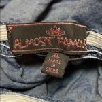 Almost Famous  Chambray Layer Floral XL Top Photo 4