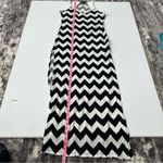 Forever 21  Black and White Chevron Dress Size M Photo 13