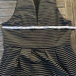 Francesca's NWT  Mi Ami Black & White Striped Sleeveless Dress
-pockets Photo 5