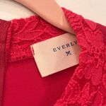 Everly Boutique Lace pink blouse sz small Photo 2