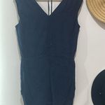 Loft navy blue romper Photo 4