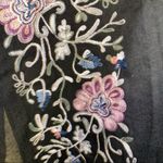 Simply Noelle black embroidered floral shawl (wrp2018-blk) new one size Photo 12