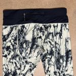 Lululemon Black and Tan Marble Tie Dye Run Inspire Crop Legging Luxtreme Photo 8