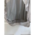 H Trend Ruffle Neck Lace Detail Silk Shell Fully Lined Blouse Size XS Coquette Photo 12