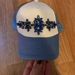 Bling Trucker Hat Blue Photo 3