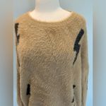 JODIFL  soft and fuzzy lightning bolt sweater Warm and Cozy. Size Large Photo 2