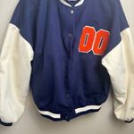 Boohoo  Oversized‎ Colorblock Varsity Bomber Jacket Photo 8