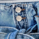 ANINE BING ‎ Women's Everly Paper Bag High Waist Jeans in Pond size 24 Photo 7