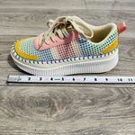 Nicole Miller  New York Brita Colorful Platform Patchwork Sneakers Size 6.5 Photo 10