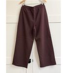 Everlane Luxe Fleece Wide-Leg Sweatpant in Dark Chocolate, Size Large Photo 9