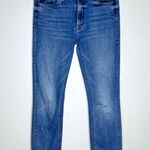 Mother The Mid Rise Dazzler Ankle Fray We The Animals Denim Jeans Sz 25 Blue Photo 1