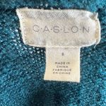 Caslon super soft teal green wool and mohair blend cardigan sweater size small Photo 5