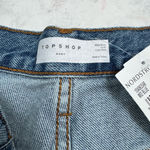Topshop NWT Women's  Kort Jeans Size 32 x 32 Blue Denim Photo 6