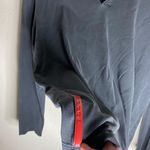 Prada charcoal quarter button up long-sleeve ( S ) Photo 3