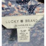 Lucky Brand  Womens S/P Paisley Print Short Sleeve Scoop Neck T Shirt Top Blue Photo 2
