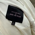 Avec Les Filles  x With the Girls faux leather white puffer coat Photo 2