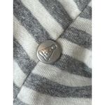 Neon Buddha Shirt Women Small Gray White‎ Striped Long Sleeve Tee Athleisure Photo 6