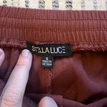 Stella Luce Brown Flowy Pants Photo 4