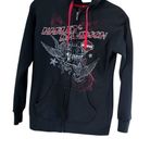 Harley Davidson  Black and Red Women's Jacket Photo 1