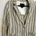 Sanctuary Anthropologie Women’s Small Ellis Striped Linen Blend Blazer • GUC Photo 8