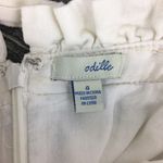 Anthropologie  Odille Ivory Paper Bag Belted Linen Blend Mini Skirt 4 Photo 3