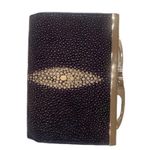 NWOT River Genuine Stingray Skin Wallet Blue Photo 1