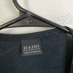 Dairi Fashions Knit Cardigan Sweater Black Moroccan Tribal Long Slits Womens OS Blue Size undefined Photo 5