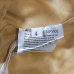 Women’s Gold Sequined Short Homecoming Dress Ruffle Hem Corset Back Size 4 NWOT Photo 6