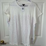 Torrid Cotton Modal Slub + Clip Dot Print Fabric Mixed Dolman Tee Size 2X Photo 0