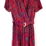 Melissa Vintage Red Paisley  Dress 8  Photo 0