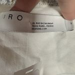 IRO NEW  Silver Metallic Cream Blazer Jacket Cotton Linen Blend Womens 42 Holiday Photo 5