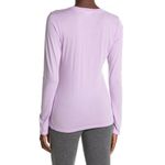 Sundry Purple & White Star Long Sleeve Tee Shirt (1) Photo 1