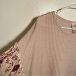 Knox Rose  Thermal Long Sleeve Top Light Pink Floral Photo 6