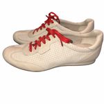 Cole Haan  Cream Leather Lace Up Sneakers Shoes size 7 Photo 1
