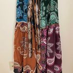 Farm Rio  NWT Multicolor Sweet Mermaids Midi Dress Salt Island Beaded Tiered S Photo 5