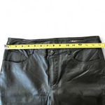 Daryl K-189  Genuine Leather Low-Rise Straight Leg Pant Photo 3