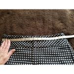 Elle Mid Rise Black & White Check Straight Leg Cropped Pants Women's Size 2 Photo 8