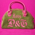 Juicy Couture Vintage Y2K  Green Pink Terry Satchel Bag  Photo 1