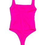 Inlyric Women's Bodysuit Neon Hot Pink Sexy Size XL Sold Out Blogger Fave New Tan Photo 2