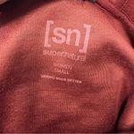 super.natural Women's Size Small Mountain Zip Merino Jacket Pomegranate Red Photo 5