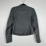 Bernardo Collection By  Women's‎ Faux Leather Jacket Gray Sz S Photo 4