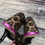 Betsey Johnson  DAFNEY LEOPARD MULTI Slingback Rhinestone Bow Heels Photo 4
