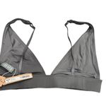 SKIMS PLUNGE BIKINI TOP SZ M in Gunmetal NWT Photo 3