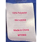 Macbeth Collection Women's Cover Up Sheer Tassel Pullover Swim Cover Blue Medium Photo 6