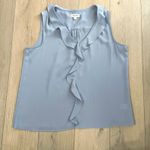 Tahari  ASL Women's Baby Blue Sleeveless Blouse Size XL Photo 0