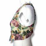 Floral tapestry vest top in multi Photo 4