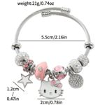 Hello Kitty  Gorgeous Rhinestones and Charms Bracelet Photo 2