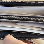 Tiffany & Co. RTT Return to Tiffany Black Leather Large Padded Quilted Zip Wallet Photo 3